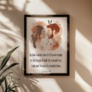 genesis biblical wall art hung on the beige wall