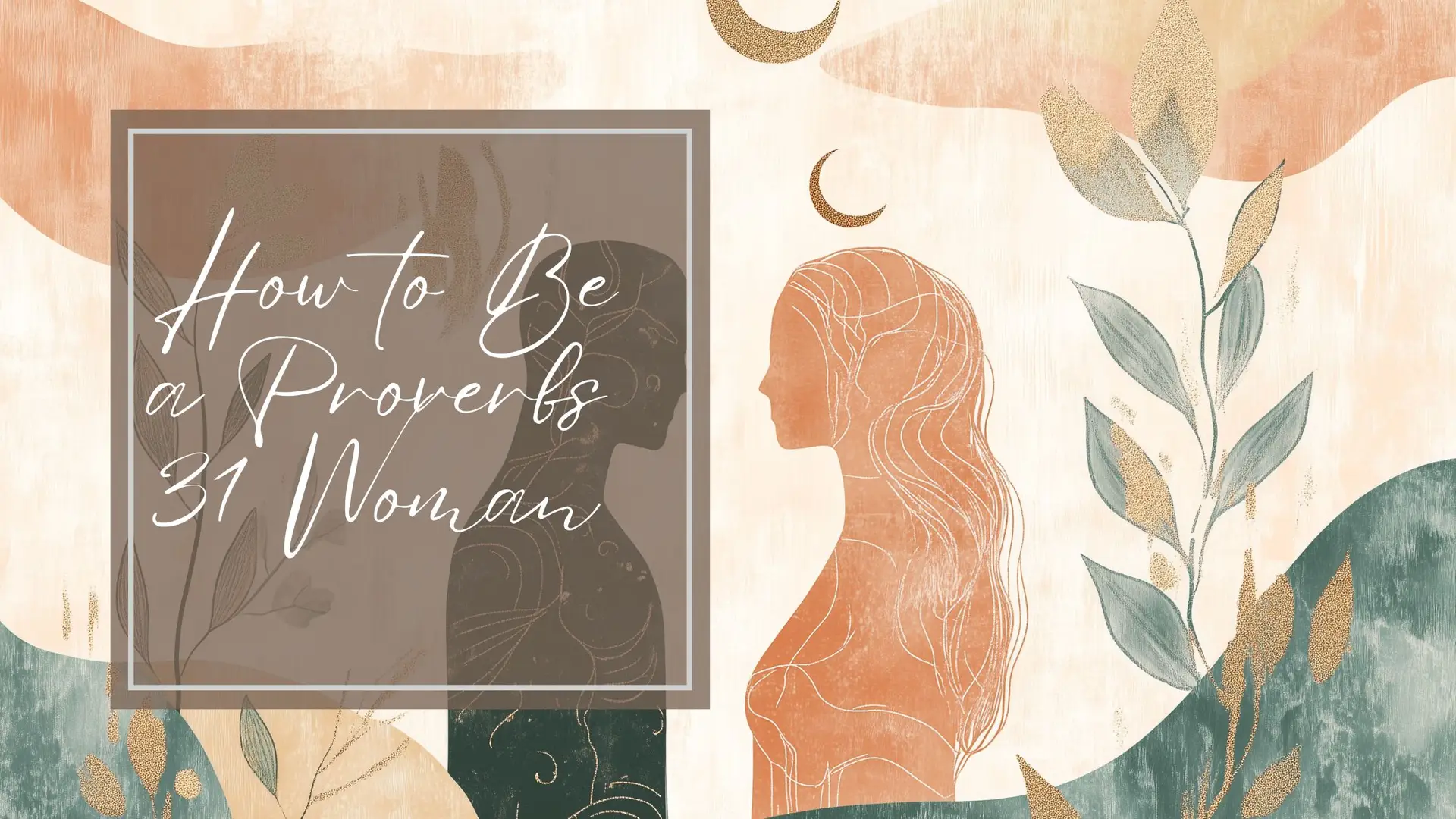poster of shadows of a man and a woman looking at each other representing how to be a proverbs 31 woman